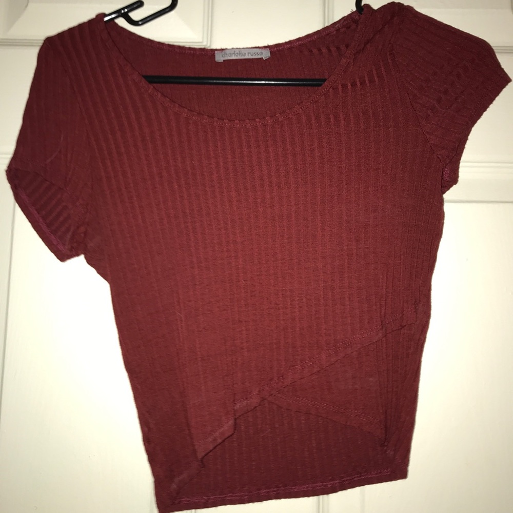 Charlotte Russe red crop top!